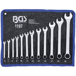 Bgs Technic - Jeu de clés mixtes 6-22mm 12pièces