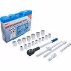Coffret de douilles douze pans et accessoires BGS TECHNIC - 20 mm (3/4") - 21 pcs - 1223