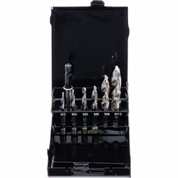 Jeu de forets de taraudage hélicoïdaux BGS TECHNIC - HSS-G - 7 pcs - 1926
