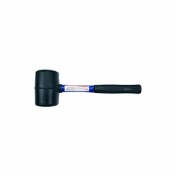 BGS 1962 Maillet en caoutchouc et fibre de verre poignée poids 750g Couleur Noir