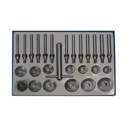 Jeu de fraises pour sièges de soupapes 30 60 mm 27 pièces