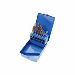Jeu de tarauds et mèches HSS M3 - M12 / 25 - 102 mm
