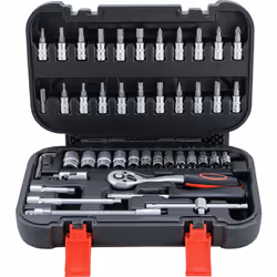 Coffret de douilles et accessoires BGS - 46 pcs - 2142