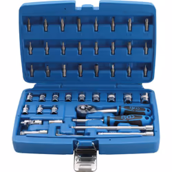 Coffret de douilles BGS TECHNIC - 6,3 mm - 46 pcs - 2144