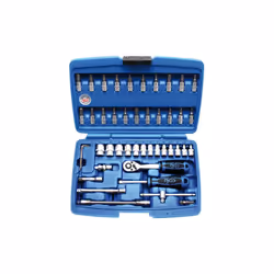 Coffret de douilles et embouts BGS TECHNIC - embouts TX - 6,3 mm - 46 pcs - 2145