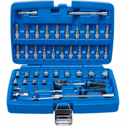 Coffret de douilles et embouts BGS TECHNIC - embout profil T - 6,3 mm - 46 pcs - 2146