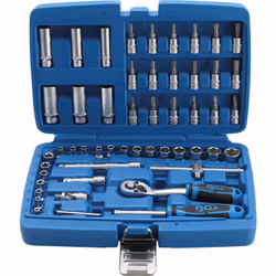 Coffret de douilles BGS TECHNIC - 6,3 mm - 53 pcs - 2147