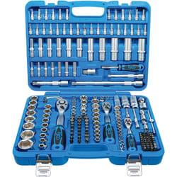 Coffret de douilles six pans et accessoires BGS TECHNIC - 1/4" / 3/8" / 1/2" en pouce - 192 pcs - 2245