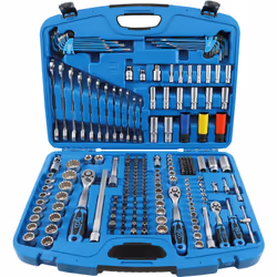 Coffret de douilles gear lock et accessoires BGS TECHNIC - 6,3 mm / 10 mm / 12,5 mm - 218 pcs - 2290