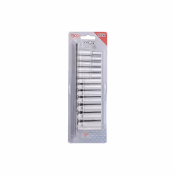 Jeu de douilles douze pans longues BGS TECHNIC - 6,3 mm - 12 pcs - 2757