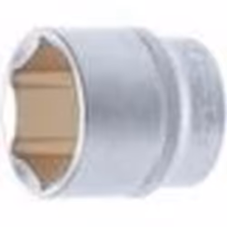 Douille pour clé - Pro Torque - 125 mm - Acier chrome-vanadium - 35 mm - Chromé mat