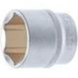 Douille pour clé - Pro Torque - 125 mm - Acier chrome-vanadium - 35 mm - Chromé mat