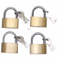 BGS technic Brass Padlock Set