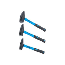 Jeu de 3 marteaux mécanicien BGS TECHNIC - 300g / 500g / 800g - Marteau de mécanicien - Fibre de verre - Bleu