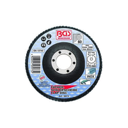Bgs Technic - Disque Lamelles Corindon Grain 60 Ø 115 Mm