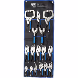 Toutes les pinces grip sont équipées de poignées antidérapantes Étendue de la livraison: 3 pinces grip moyennes, 185 x 55mm 5 ...