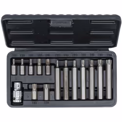 Coffret de 14 embouts Torx Embouts Torx : T20, T25, T30, T40, T45, T50 et T55 courts (30 mm) Embouts Torx : T20, T25, T30, T4 ...
