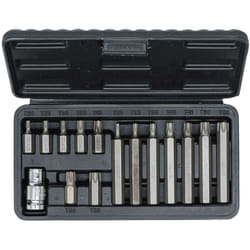Embouts torx, coffret de 14 embouts + adaptateur 1/2