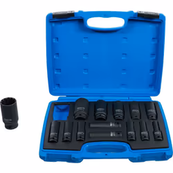 Coffret de douilles à choc Gear Lock BGS TECHNIC - 12,5 mm - 14 pcs - 5209