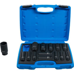 Coffret de douilles à choc Gear Lock BGS TECHNIC - 12,5 mm - 14 pcs - 5209