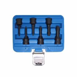 Jeu de douilles spiralées BGS TECHNIC - extracteur de vis cassées - 10mm (3/8") - 2/10mm - 6 pcs - 5281