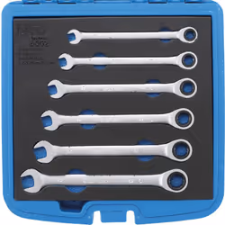 Jeu de clés mixtes à cliquet BGS TECHNIC - 8 - 13 mm - 6 pcs - 6502