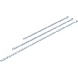 Jeu de rallonges BGS TECHNIC pour douilles - 6,3mm (1/4") - 30/38/45cm - 3 pcs - 6854