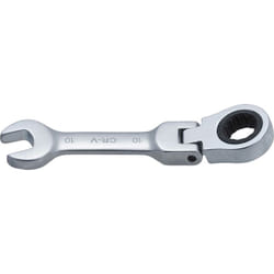 Bgs Technic - clé mixte à cliquet courte à couder 10 mm bgs 6910