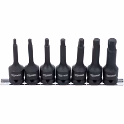 Jeu d'extracteurs de vis 12,5 mm 6 pans creux 4-12 mm BGS TECHNIC - 7 pcs - 7004