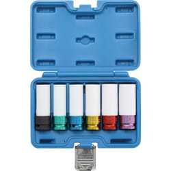 Coffret de douilles à choc avec protection BGS TECHNIC - 12,5 mm - 6 pcs - 7307