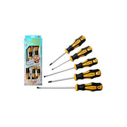 Bgs Technic - Lot De 5 Tournevis Plats/cruciformes