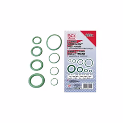 BGS TECHNIC - 225 JOINTS DE CLIMATISATION VERTS HNBR EN ASSORTIMENT DE 3 À 22 MM