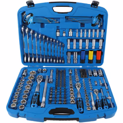 Coffret de douilles super lock et accessoires BGS TECHNIC - 6,3 mm / 10 mm / 12,5 mm - 218 pcs - 8820