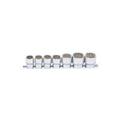 Bgs 9109 jeu de douilles, douze pans 12,5 mm (1/2'') 20 - 32 mm 7 pièces