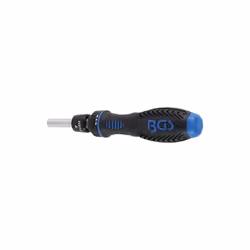 Poignée rotative à cliquet BGS TECHNIC pour embout réversible - six pans intérieurs - 6,3mm (1/4") - 9150