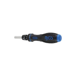 Poignée rotative à cliquet BGS TECHNIC pour embout réversible - six pans intérieurs - 6,3mm (1/4") - 9150