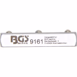 Convient pour cliquet traversant art. 9160 Poids brut: 10 g Traitement de surface: Chromé Matière: Acier chrome-vanadium