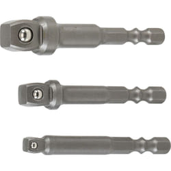 Jeu d'adaptateurs à bascule de perceuse 6,3 mm (1/4'') 3 pièces bgs 9162