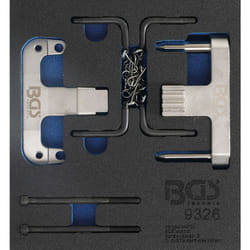 Bgs Technic - Insert de servante d'atelier 1/6 : Coffret de calage Mercedes-Benz / Chrysler