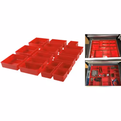 pour toutes les servantes d’atelier BGS approprié pour petites pièces, vis, colliers de serrage, etc. Rangements individuels  ...