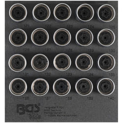 Bgs Technic - Insert de servante d'atelier 1/6 : Jeu d'outils pour écrous antivol pour Opel (type c) 20 pièces Kraftmann