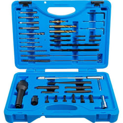 Jeu d'extraction de bougies de préchauffage et de réparation de filetages M8, M10 41 pièces