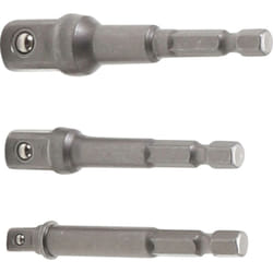 Jeu d'adaptateurs pour visseuses hexagone mâle 6,3 mm (1/4'') hexagone femelle 6,3MM (1/4'') 10MM (3/8'') 12,5MM (1/2'') 3