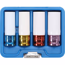 Coffret de douilles à choc avec protection BGS TECHNIC - 12,5 mm - 4 pcs - 9847
