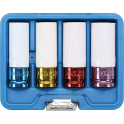 Coffret de douilles à choc avec protection BGS TECHNIC - 12,5 mm - 4 pcs - 9847