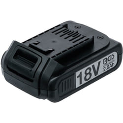Accu de rechange Li-Ion 18 v / 2,0 Ah pour clé à choc sur accu art. 9928
