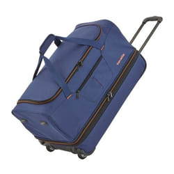 Sac de voyage - Travelite - Basics Wheeled Duffle 55 - Extensible - Marine / Orange - Polyester