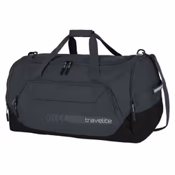 Sac de voyage - travelite - Kick Off Duffle L - Noir/Gris - 62x34x37 cm - 990g