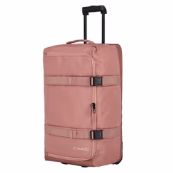 travelite Sac de voyage vieux rose noir pour femme et homme - Kick Off Wheeled Travelbag L Rose 178294