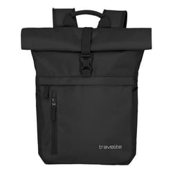 travelite Sac à dos noir pour femme et homme - Basic Rollup Backpack 269175